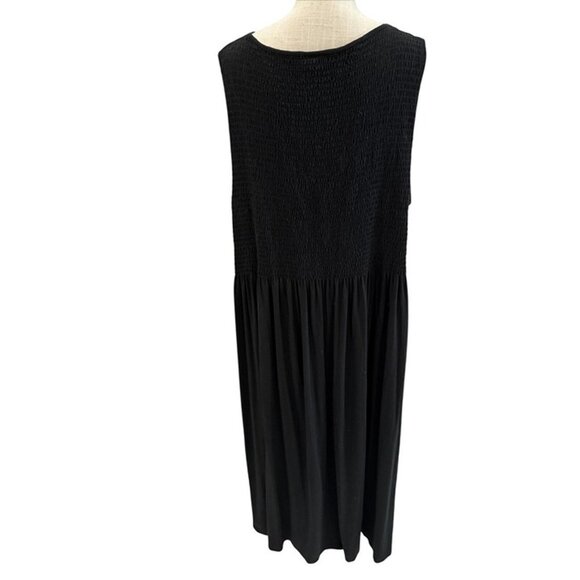 Black Sleeveless Maxi Dress - Picture 3 of 9